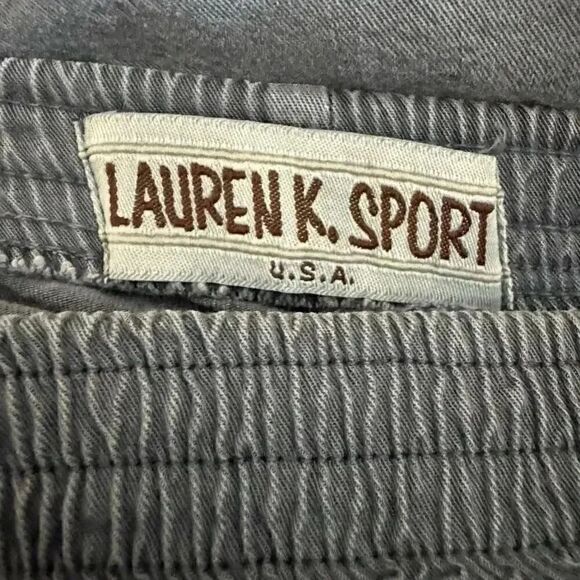 Lauren K Sport Slip On Minimalist Blue Washed Elastic Waist Maxi SZ M # 1936 - Picture 6 of 10